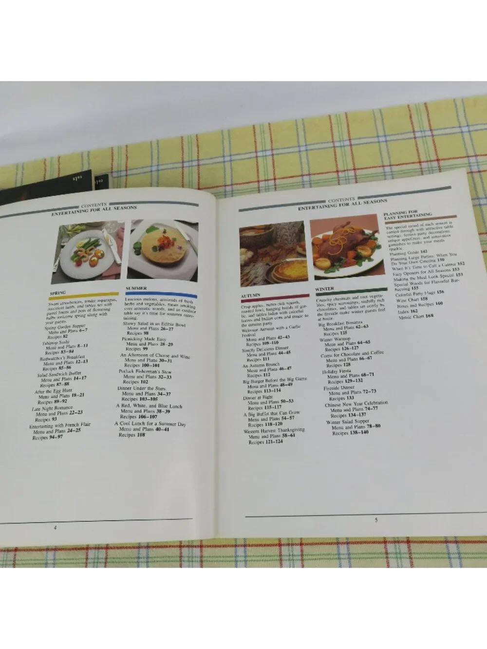 Sunset Party Entertaining Cookbooks Lot of 4 Dinner Party Appetizer Book